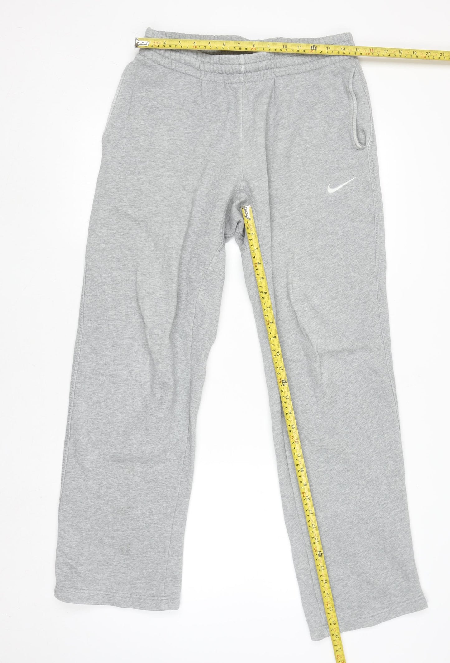 Nike Mens Grey Small Regular Fit Sweatpants Activewear Trousers
