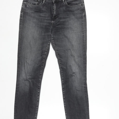 Tommy Hilfiger Men's Black Skinny Fit Jeans 28W 32L Venice HW