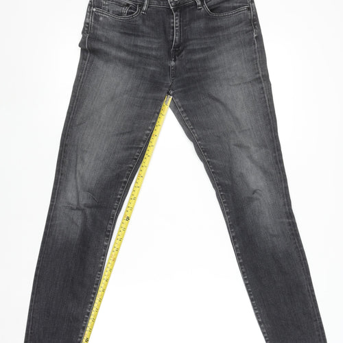 Tommy Hilfiger Men's Black Skinny Fit Jeans 28W 32L Venice HW