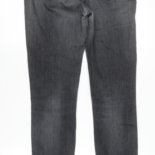 Tommy Hilfiger Men's Black Skinny Fit Jeans 28W 32L Venice HW