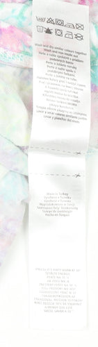 F&F Women's Multicoloured Floral Jersey T-Shirt Size 10