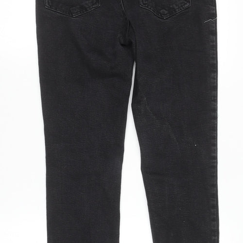 F&F Womens Black Skinny Stretch Jeans Size 19 Slim Fit Denim