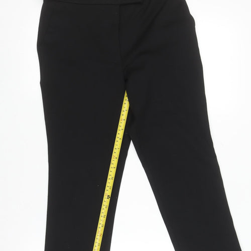 Marks and Spencer Women's Black Slim Trousers Size 10