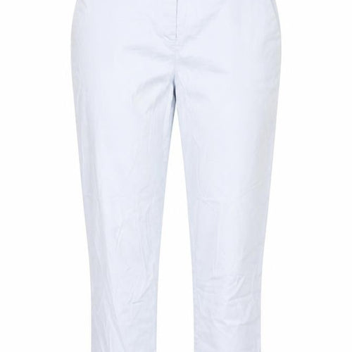 Dunnes Women Blue Cotton Stretch Chino Trousers Size 12