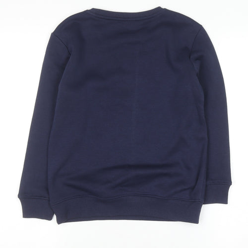 Dunnes Stores Boys Blue Christmas Dinosaur Pullover Sweatshirt 8-9 Years