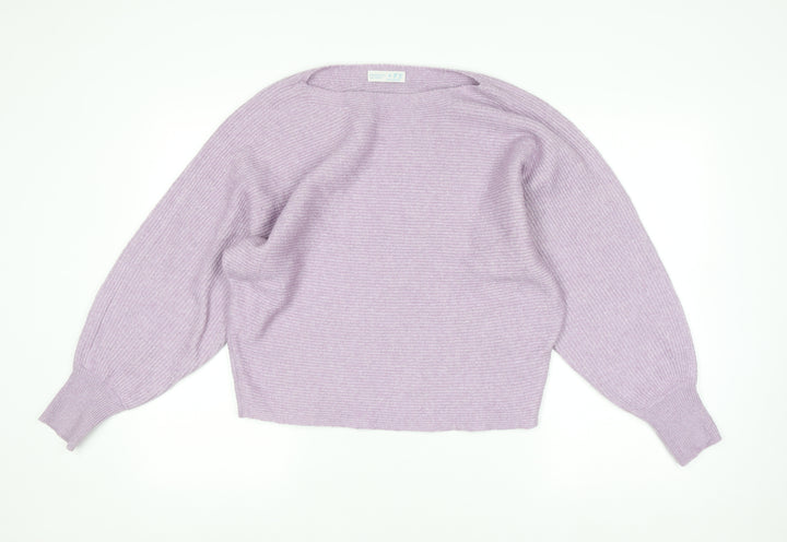 Primark Women’s Purple Chunky Knit Relaxed Fit Jumper Size S