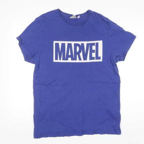 Marvel Avengers Endgame Blue Men's L Graphic Cotton T-Shirt