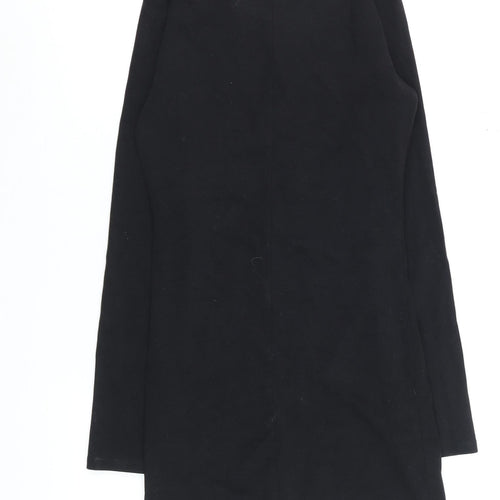 Stradivarius Women’s Black Bodycon Long Sleeve Short Dress Size 8
