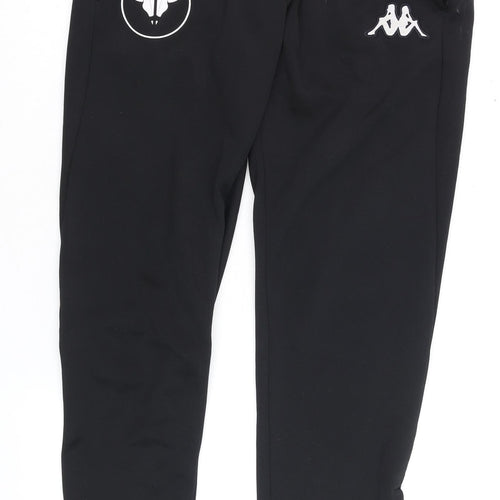Kappa Men's Black Medium Slim Fit Track Pants