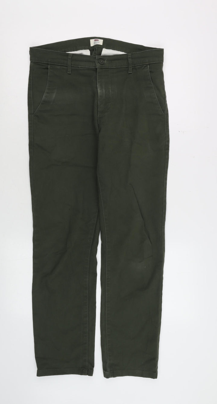 Levi's Men's Green 511 Slim XX Chino Trousers W30 L34