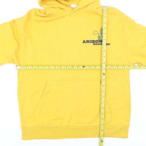 Zara Boys Yellow Arizona Roadtrip Pullover Hoodie Size 13-14 Years