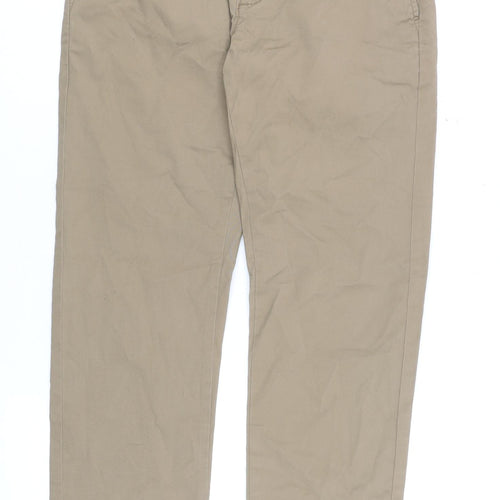 St. Bernard for Dunnes Stores Men's Beige Slim Fit Chino Trousers 30W 30L