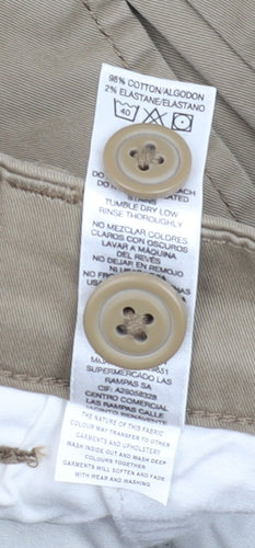 St. Bernard for Dunnes Stores Men's Beige Slim Fit Chino Trousers 30W 30L