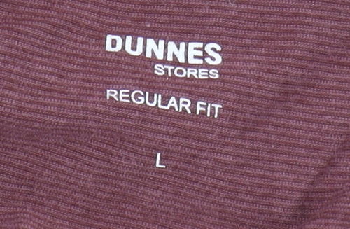 Dunnes Stores Men’s Brown Regular Fit Cotton Polo Shirt L