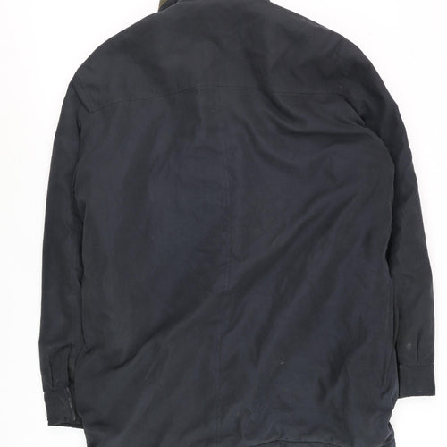 Thomas Nash Men's Black Parka Coat M Lined Mid-Length Casual Jacket
