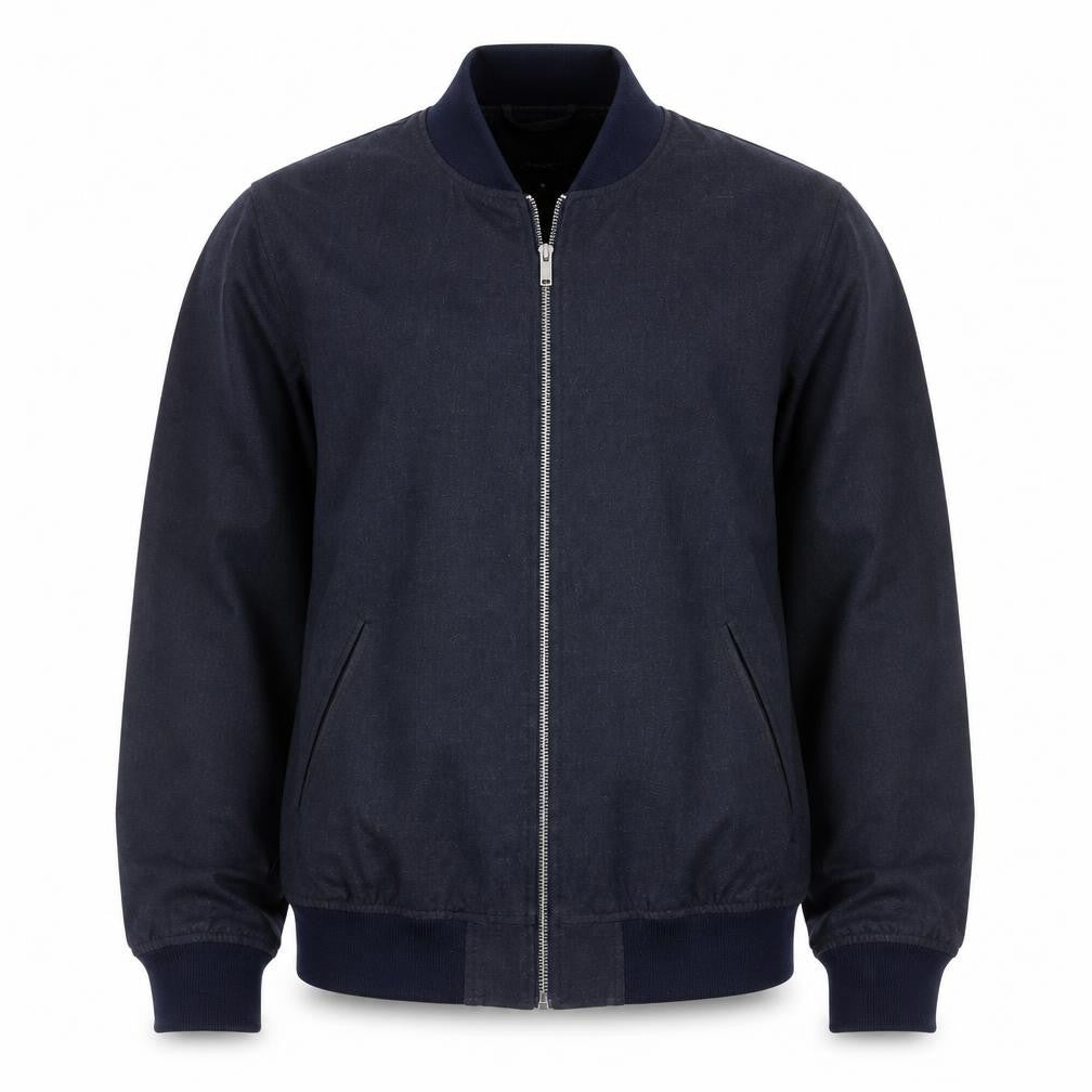 Burton Menswear London Men's Blue Bomber Jacket M Regular Fit