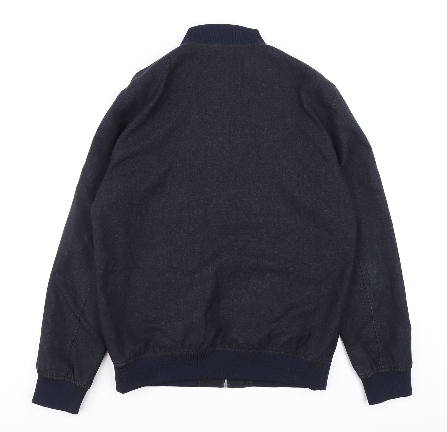 Burton Menswear London Men's Blue Bomber Jacket M Regular Fit