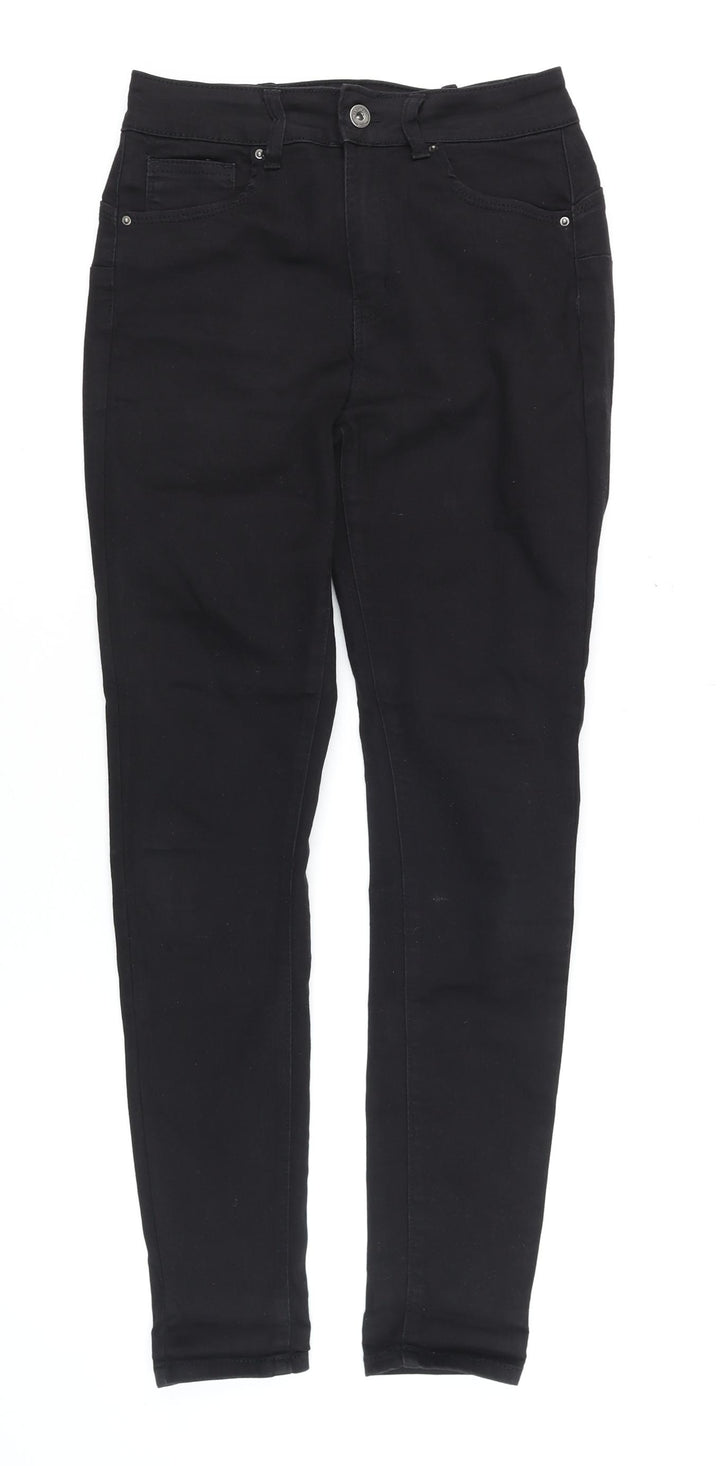 Wax Jean Womens Black Skinny Jeans Size 7 Slim Stretch Cotton Blend
