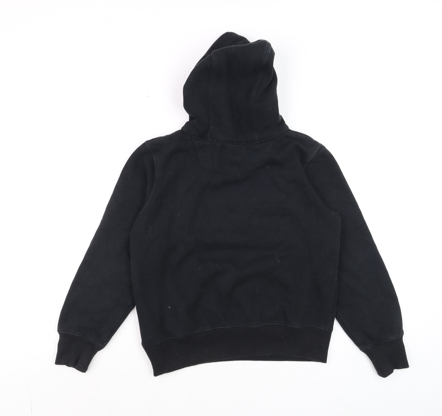 Levi's Boys Black Pullover Hoodie 10 Years Cotton Fleece Logo Design