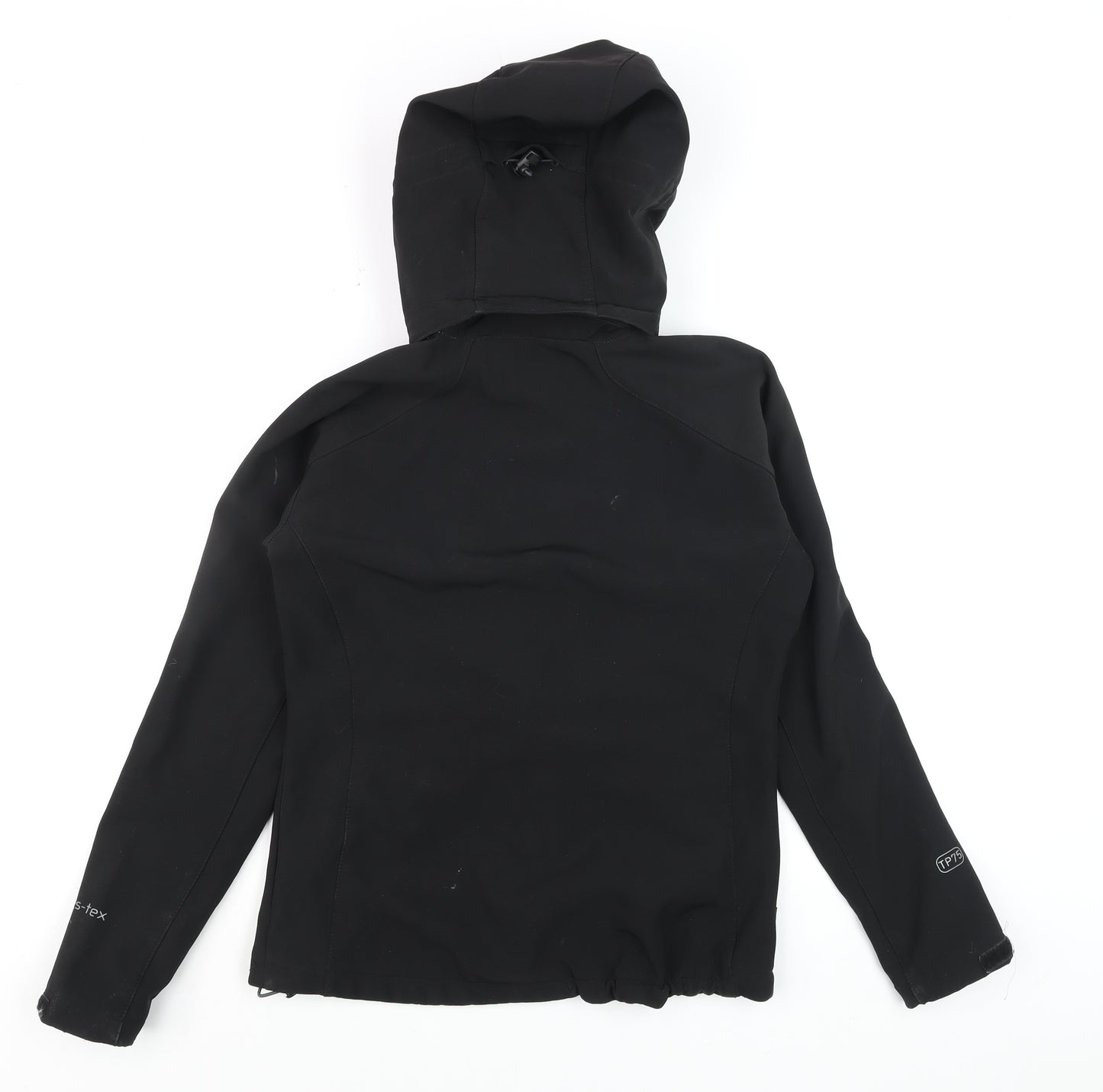 Trespass Men's Black Soft Shell Waterproof Hooded Jacket Size S