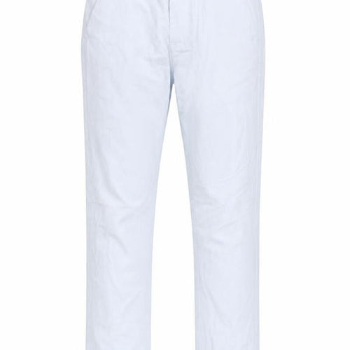 Next Girls Blue Chino Trousers 10 Years Cotton Elastane Casual Pants