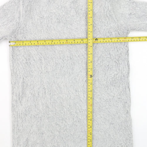 Atmosphere Women’s Grey High Neck Long Sleeve Tunic Jumper Size 10