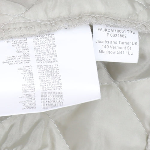 Trespass Women's Beige Quilted Hooded Puffer Jacket Size S