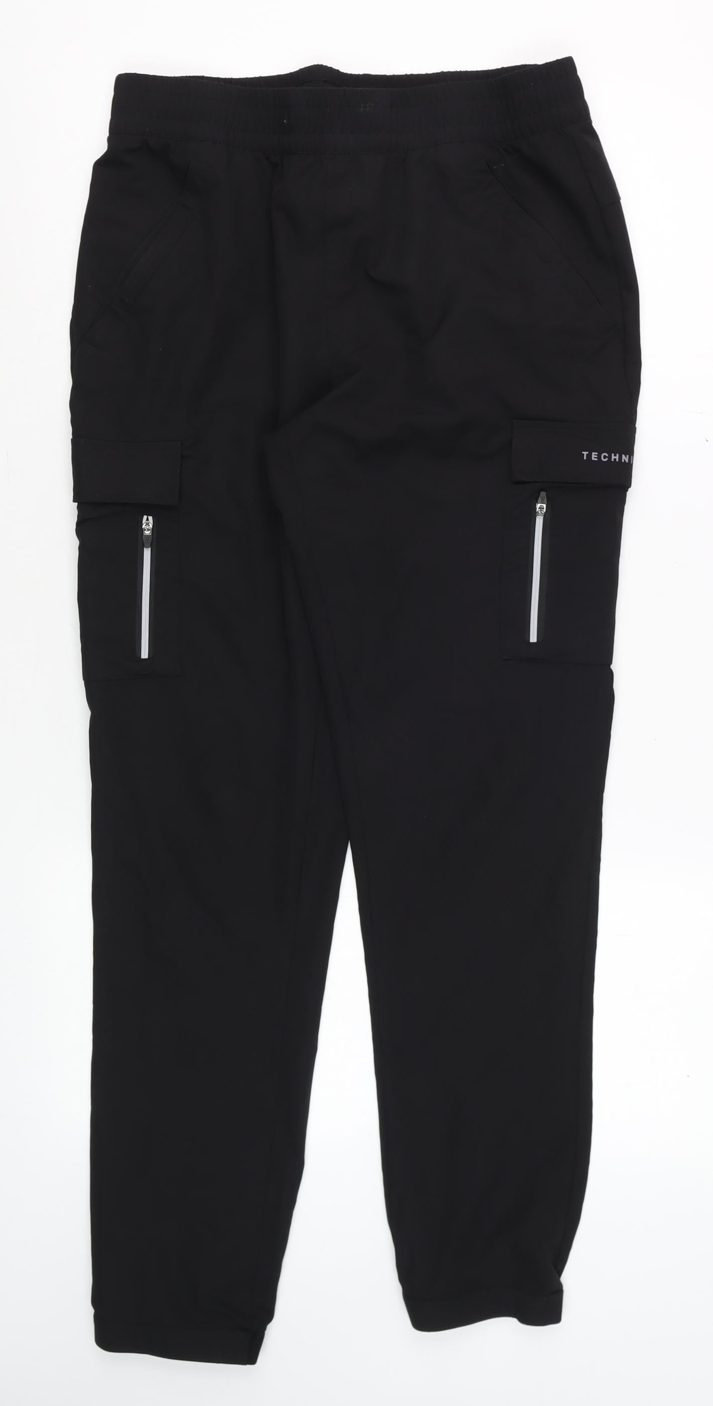 Technicals Mens Black Jogger Trousers Size S Quick Dry Hiking Pants