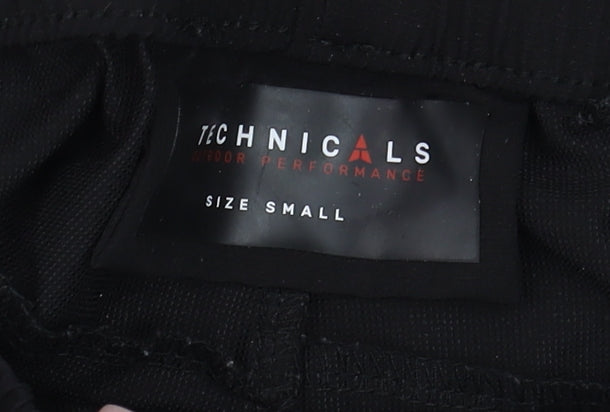 Technicals Mens Black Jogger Trousers Size S Quick Dry Hiking Pants