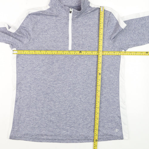Dunnes Stores Womens Grey Half Zip Track Jacket Size M