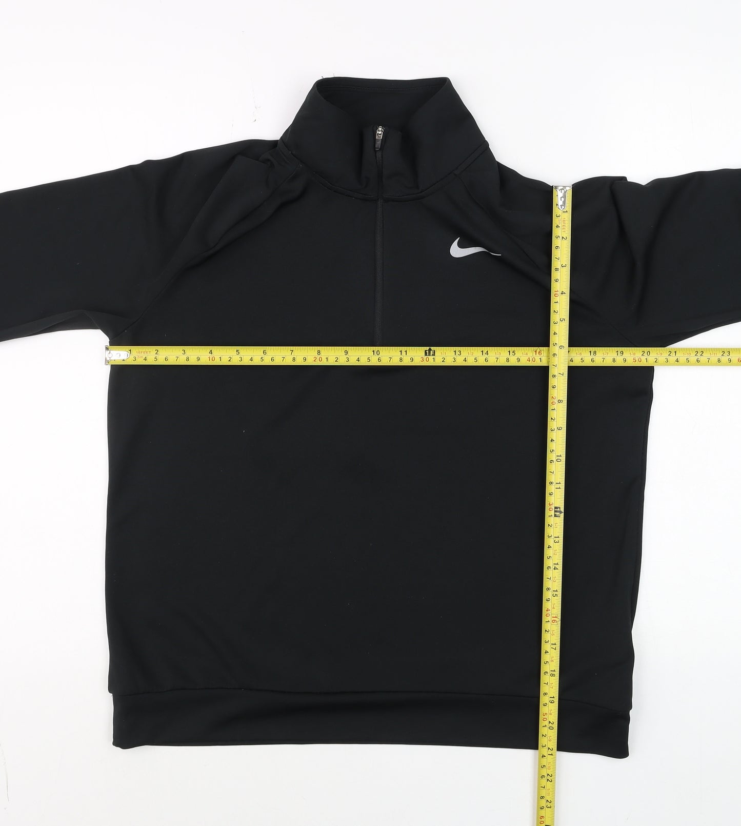 Nike Womens Black Dri-FIT Half Zip Running Activewear Jacket M