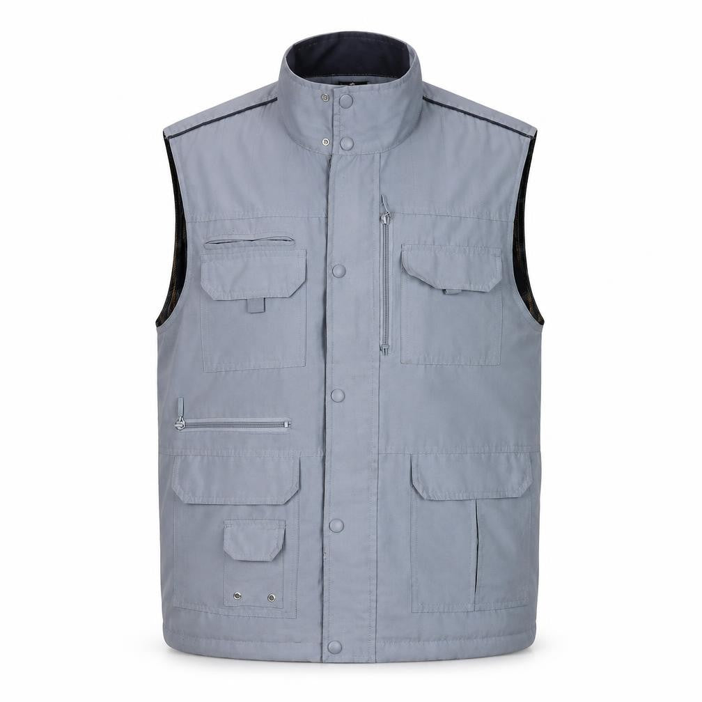 Pegasus Mens Grey Polyester Bodywarmer Waistcoat M Outdoor Casual
