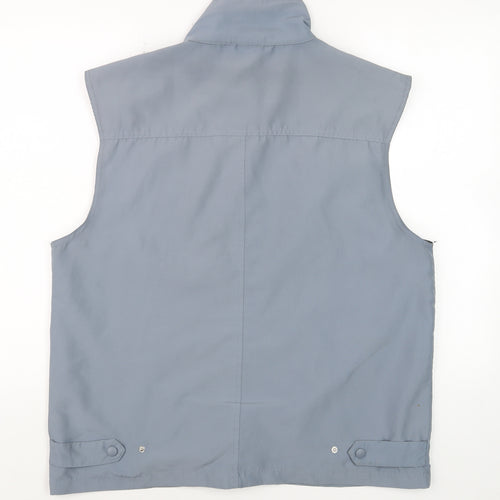 Pegasus Mens Grey Polyester Bodywarmer Waistcoat M Outdoor Casual