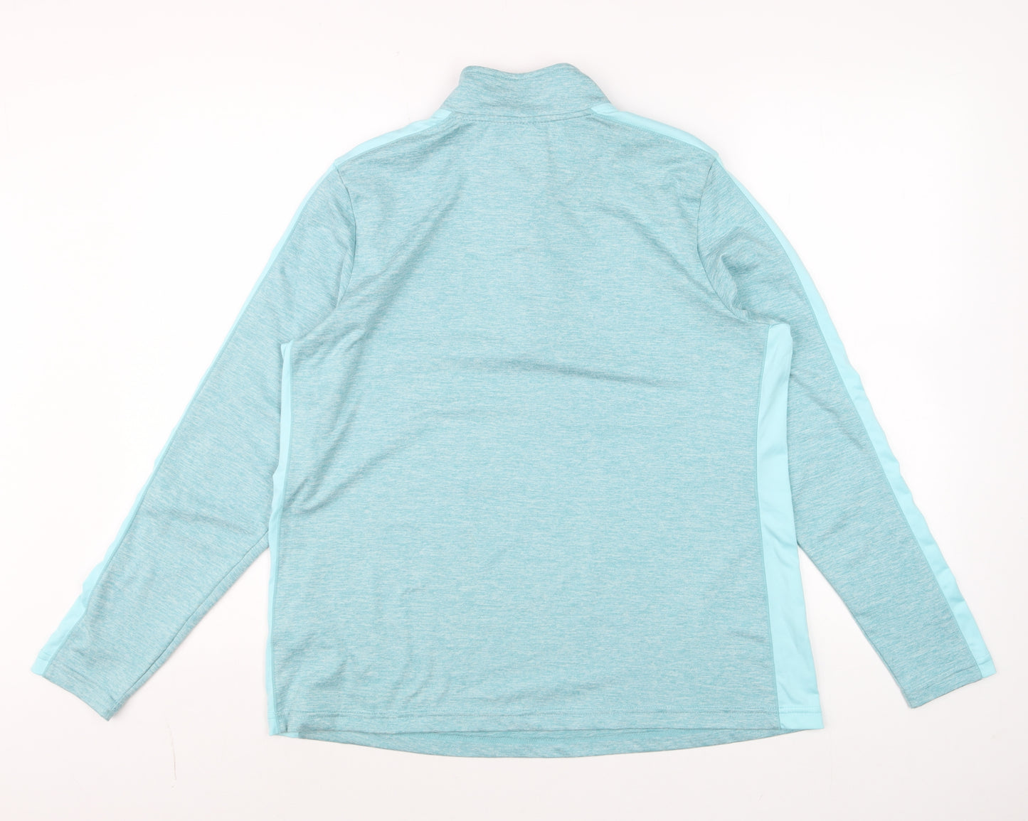 Dunnes Stores Women Blue 1/2 Zip Track Jacket M Breathable Stretch