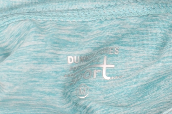 Dunnes Stores Women Blue 1/2 Zip Track Jacket M Breathable Stretch