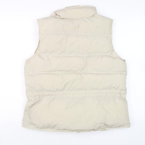 Laetitia Mem Men's Beige Puffer Waistcoat Vest S Regular Fit Outdoor