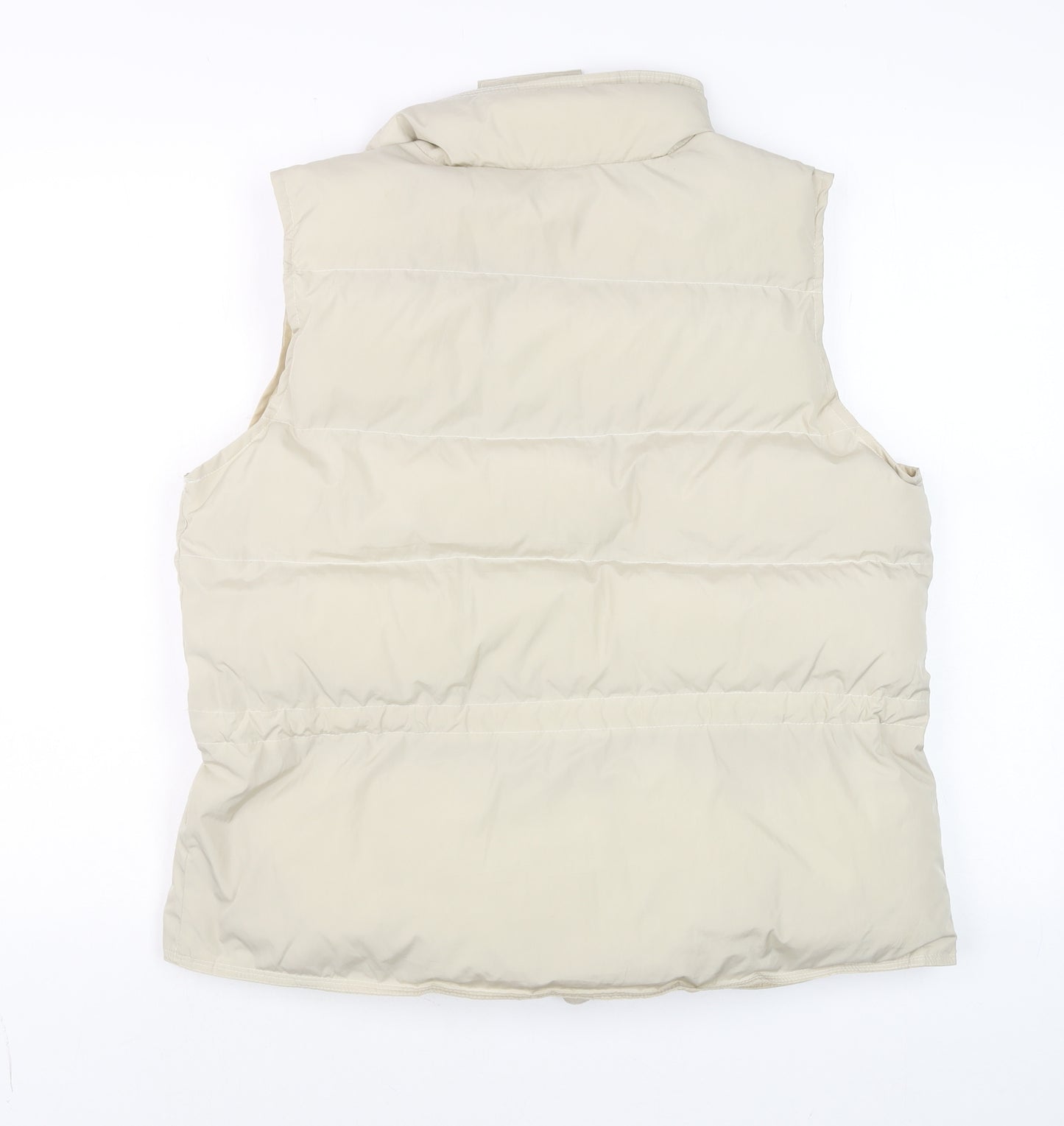 Laetitia Mem Men's Beige Puffer Waistcoat Vest S Regular Fit Outdoor