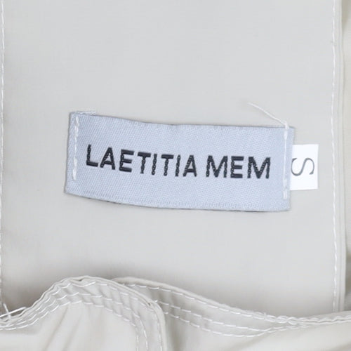 Laetitia Mem Men's Beige Puffer Waistcoat Vest S Regular Fit Outdoor