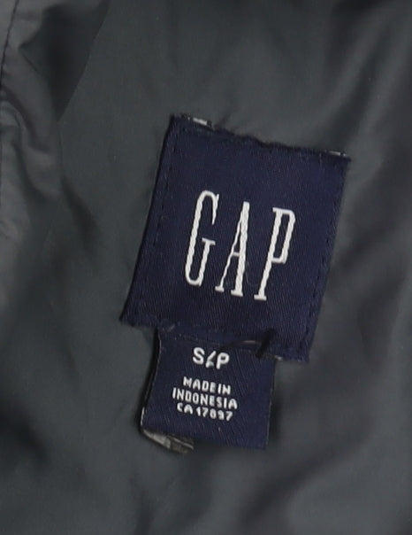 GAP Women’s Grey Short Puffer Blazer Jacket Size S
