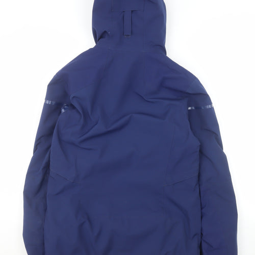 Wedze Mens Blue XS Waterproof Ski Jacket Hooded Softshell