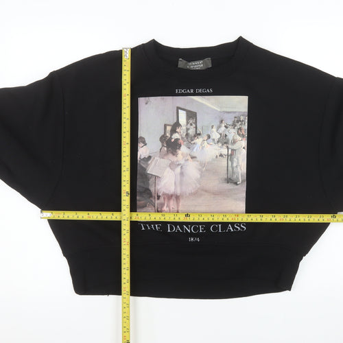 Primark Women Black Edgar Degas The Dance Class Sweatshirt Size S
