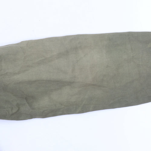 American Eagle Outfitters Women Green Cotton Parka Jacket S