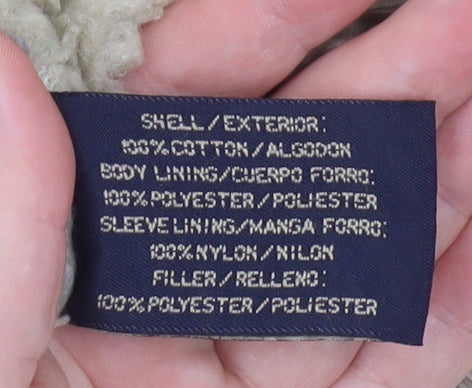 Route 66 Women's Beige Corduroy Sherpa Lined Trucker Jacket M