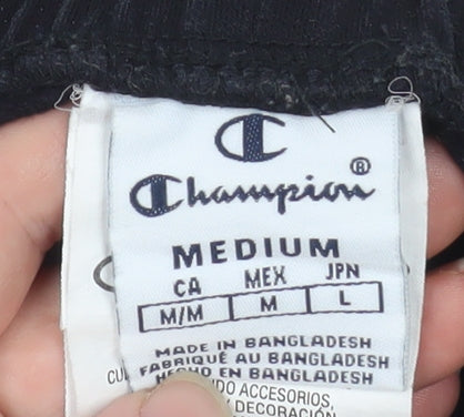 Champion Men's Black Medium Jogger Trousers Regular Fit