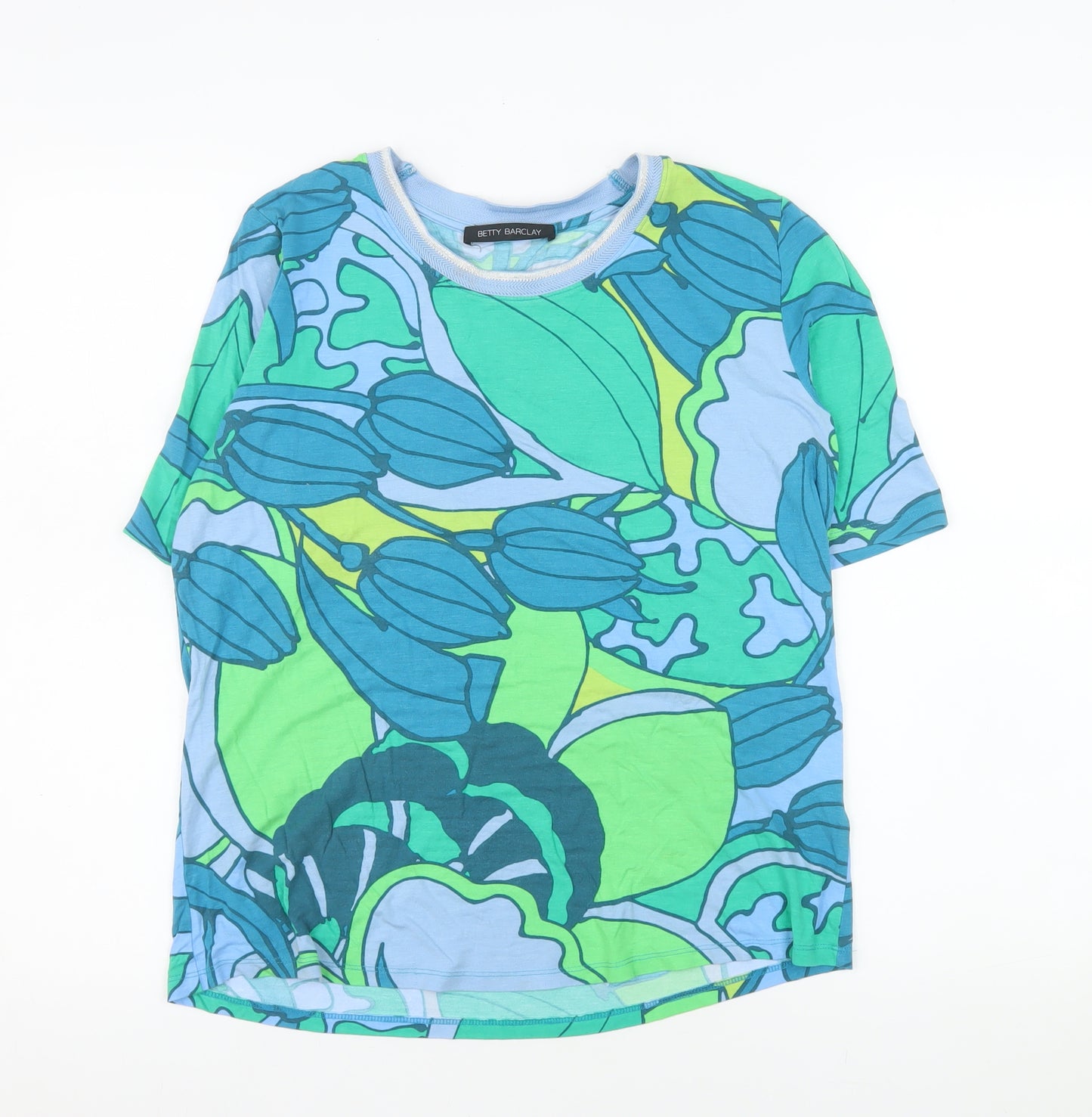 Betty Barclay Womens Multicoloured Floral T-Shirt Size 14