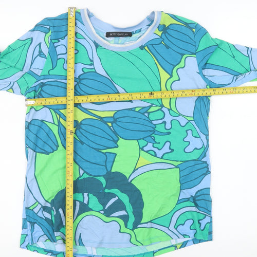 Betty Barclay Womens Multicoloured Floral T-Shirt Size 14