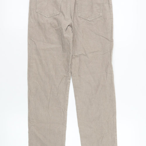 John Lewis Boys Beige Corduroy Chino Trousers 11 Years Elastic Waist