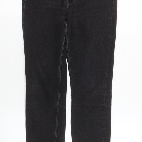 Zara Women Black Skinny Jeans Size 8 Slim Fit Denim
