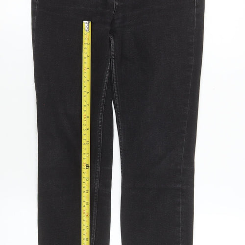Zara Women Black Skinny Jeans Size 8 Slim Fit Denim