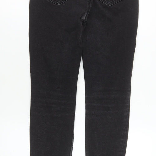 Zara Women Black Skinny Jeans Size 8 Slim Fit Denim